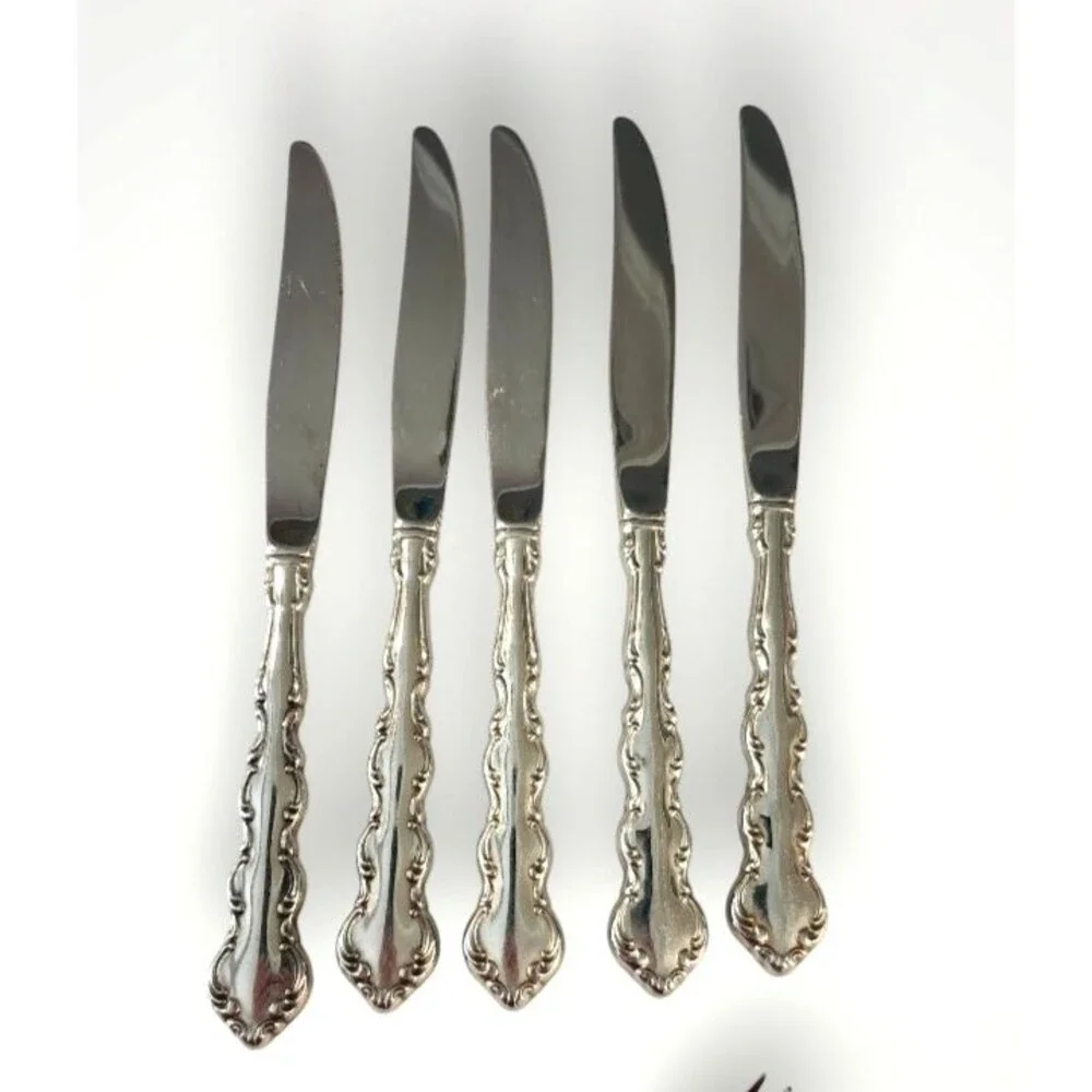 5 Oneida Deluxe MOZART‎ Stainless Steel 9'   1/8